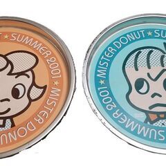 ★MISTER　DONUT ★SUMMER2001原田治★USED2缶の画像
