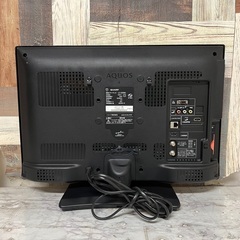 即日受渡❣️シャープ20型液晶テレビ個室寝室向きコンパクトサイズ3950円の画像