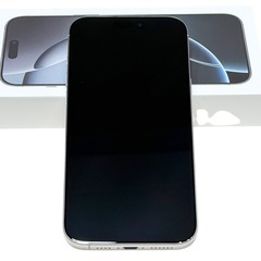 【美品 極上】iPhone 16 Pro Max 512GB ホワイトチタニウム アップル Apple 16ProMax の画像