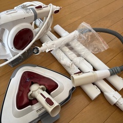 蒸気による掃除機の画像