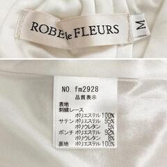 ROBE de FLEURS ローブドフルール フラワーレース×リボンワンショルダーミニキャバドレス fm2928の画像