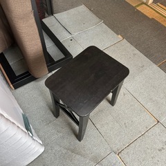 IKEA インゴルフ　スツール　椅子　ぶらブラックの画像
