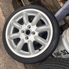 15インチ6J＋43pcd100 4穴 ミニライト　165/45r15 新品タイヤ希少サイズ　の画像