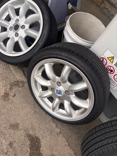 15インチ6J＋43pcd100 4穴 ミニライト　165/45r15 新品タイヤ希少サイズ　