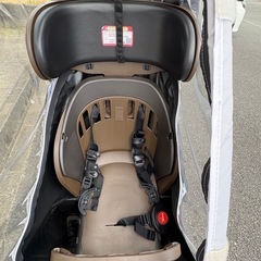 後ろ乗せチャイルドシート付自転車の画像