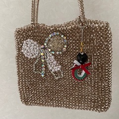 ハワイアンリボンレイ　ストラップ　バッグチャームの画像