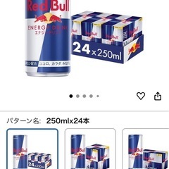 【10月限定」】レッドブル エナジードリンク 250mlx24本×2セットの画像