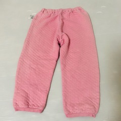 【あったか・2点セット】ユニクロ　女の子　パジャマ　上下セット　100サイズの画像