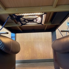高級木製家具調こたつの画像