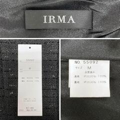 IRMA イルマ ネックリボン ティアードフリル ミニドレス ブラック キャバドレスの画像