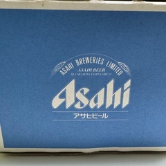 [新品未使用]昭和レトロ　アサヒビール　ガラス製ビアグラス 6個セットの画像