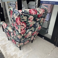 良品⭐️希少柄🩷IKEA ストランドモン ウィングチェアの画像