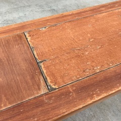 木製ベンチ 長椅子の画像