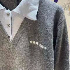 MIUMIU 25ss ポロシャツの画像