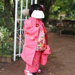 七五三✴︎着物セット　３歳被布の画像