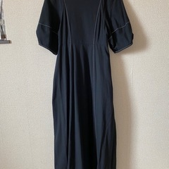ランタンスリーブ2wayワンピースの画像