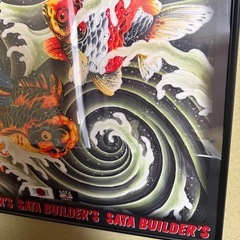 信州まなぶ×SATAbuilder‘s　金魚図A-1ポスター 佐田 ビルダーズの画像