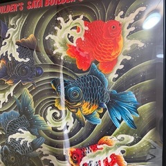 信州まなぶ×SATAbuilder‘s　金魚図A-1ポスター 佐田 ビルダーズの画像