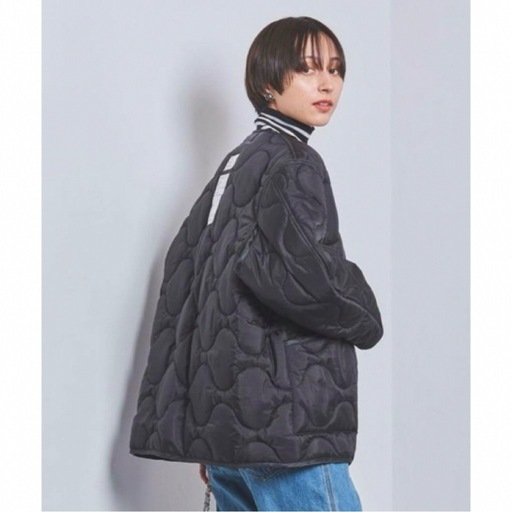 HYKE ハイク　キルティングライナージャケット サイズ1 ブラック　S