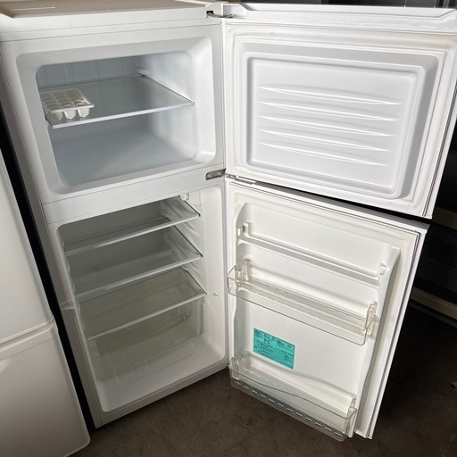 配達応談 2018年 ハイアール 121L 2ドア冷凍冷蔵庫 ホワイト JR-N121A