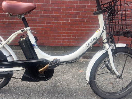 電動自転車 YAMAHA PAS Babby ホワイト　9★ SOLD OUT】電動自転車 YAMAHA PAS babby 20インチ 白 子供乗せ