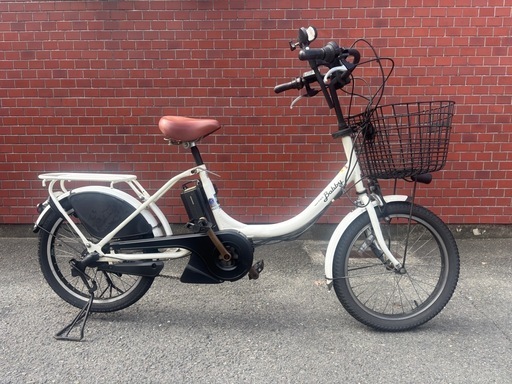 YAMAHA 電動アシスト自転車 ホワイト YAMAHA PAS Babby 電動アシスト自転車 ホワイト (くま) 東大阪の