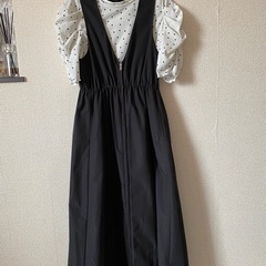 2点セットジャンスカ＆水玉トップスの画像