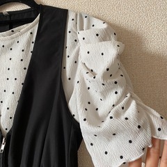 2点セットジャンスカ＆水玉トップスの画像