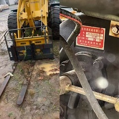 状態良好！中国製ホイールローダー＋旋耕機付属、日本の現場で即戦力！120万円の画像