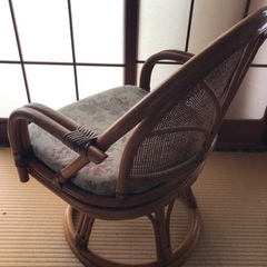 まわる座椅子の画像