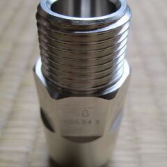 ☆　日立金属 HITACHI プッシュインパクト継手接続要領10A24X XP 都市ガス用◆3個セット・ひょうたん印の画像