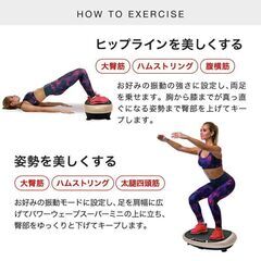 振動エクササイズマシンの画像