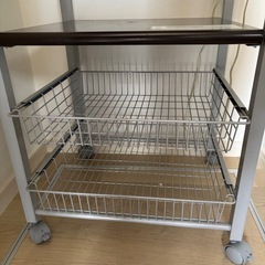 【美品】エムケー オープンラック レンジ台 の画像