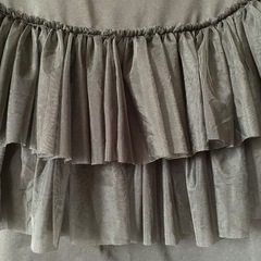 チュール袖ふんわり軽アウターの画像