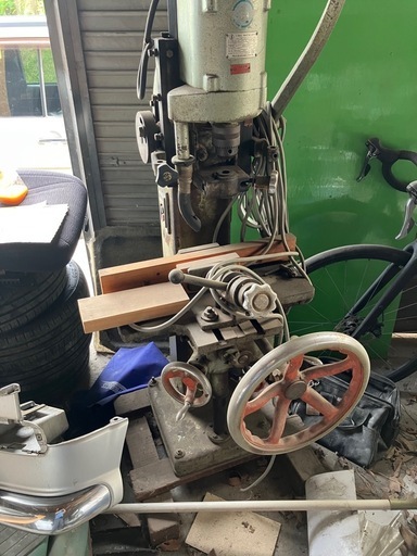 角ノミ盤200V 木工ボール盤