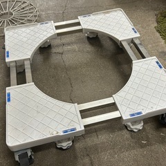 洗濯機　キャスター　かさ上げ　台　移動式　水平器の画像