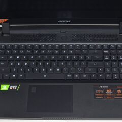 中古良品 17.3型ゲーミングノートPC GIGABYTE AORUS 17G KD Windows11 爆速SSD512GB core i7-11800H/RTX3060/メモリ64GB/webカメラ/無線の画像