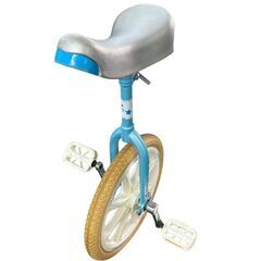uni cycle 子供用 一輪車 16インチ スカイブルー 中古の画像