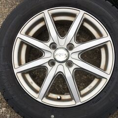 175/65R15　冬用スタッドレスタイヤホイール4本セット　グッドイヤーアイスナビ7　の画像