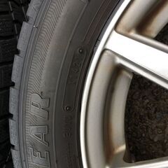 175/65R15　冬用スタッドレスタイヤホイール4本セット　グッドイヤーアイスナビ7　の画像
