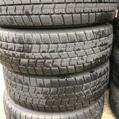 175/65R15　冬用スタッドレスタイヤホイール4本セット　グッドイヤーアイスナビ7　の画像
