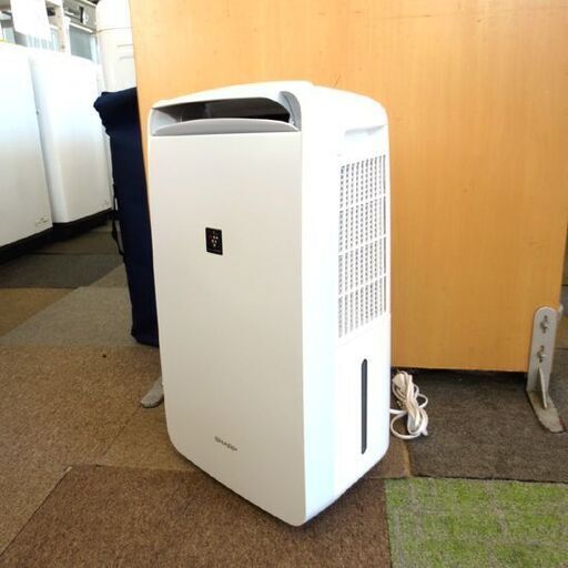 SHARP 除湿機 2024年製 CM-S100-W コンプレッサー式 ホワイト シャープ プラズマクラスター 白 冷風 衣類乾燥 札幌 北20条店