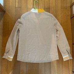 ブラウス　シフォン系　ボウタイ付き　新品の画像