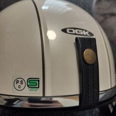 OGK バイク用　ハーフキャップヘルメットの画像