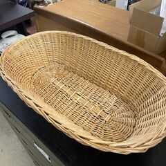 リサイクルショップどりーむ荒田店　No4915 籐カゴ　オシャレでかわいいの画像