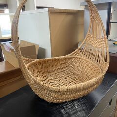 リサイクルショップどりーむ荒田店　No4917 籐カゴ　バスケットの画像