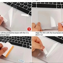 MacBook Airトラックパッド保護フィルム 防水 防塵 クリアの画像