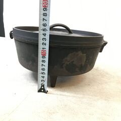 LODGE/ロッジ ダッチオーブン 12インチ キャンプ 鍋 スキレット 25j菊STの画像