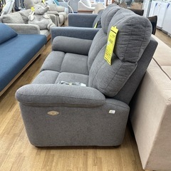 【ドリーム川西店御来店限定】☆ジモティー見たよ♪割引☆電動リクライニング2Pソファ／クリーニング済み【2125560000029814】の画像