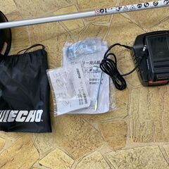 737 充電式刈払機 ECHO エコー BSR510U/1E バッテリ50V 1Pバッテリ・充電器付 中古美品の画像